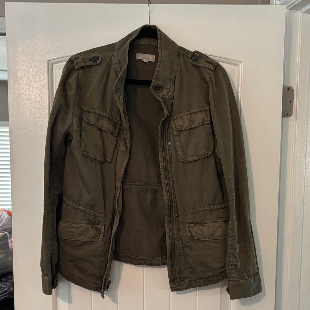 Women’s Olive Military Jacket